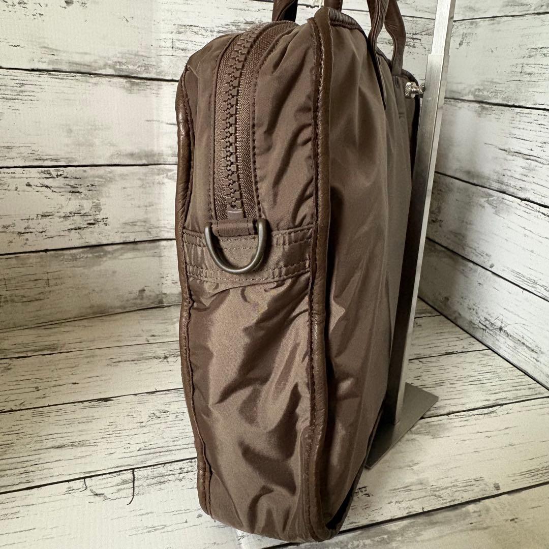 未使用タグ付✨ポールスミス　ビジネスバッグ　ナイロン×牛革　2way A4収納可