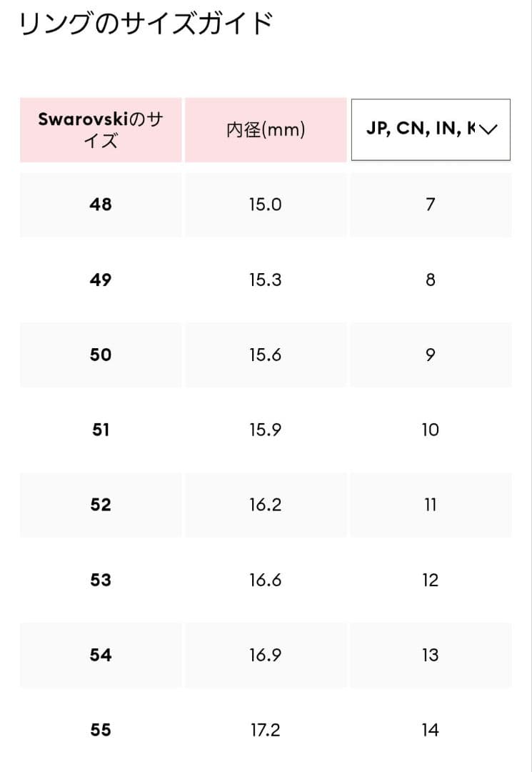 新品SWAROVSKI 55 MatrixVittore リング スワロフスキー