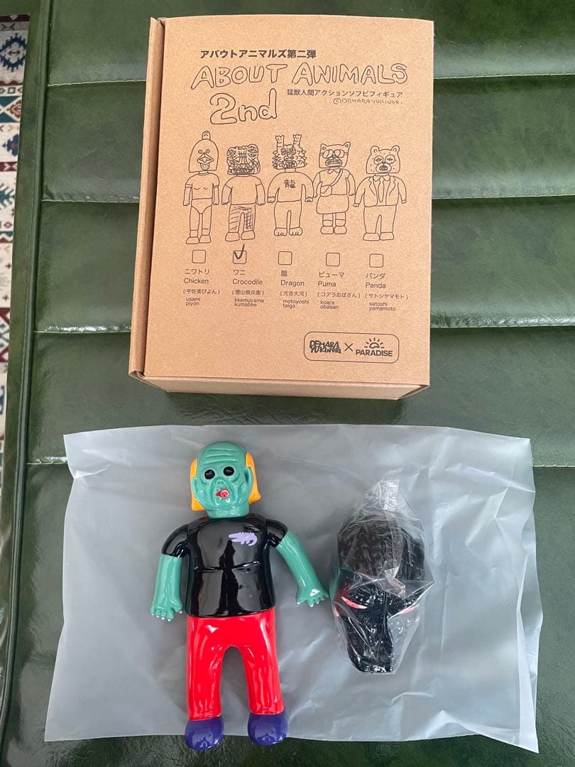 デハラユキノリ　アバウトアニマルズ　第2弾　ワニ　煙山熊兵衛