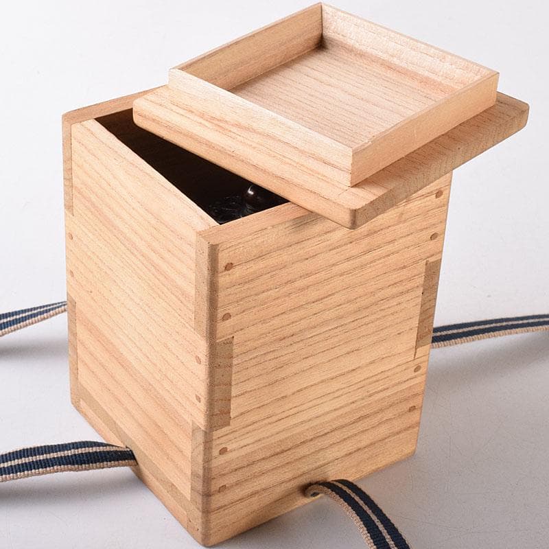 茶道具　釜師　根来実三作　唐銅　火屋蓋置　共箱　V R8718