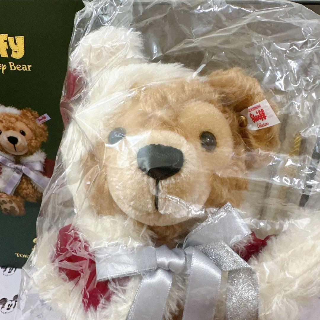 ダッフィー　クリスマス　シュタイフ　ぬいぐるみ　ディズニーシー
