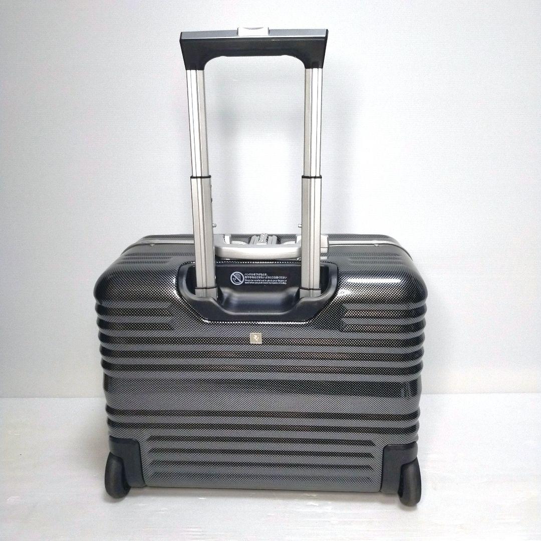 【美品】レジェンドウォーカー 機内持込可2輪スーツケース 黒 即発送