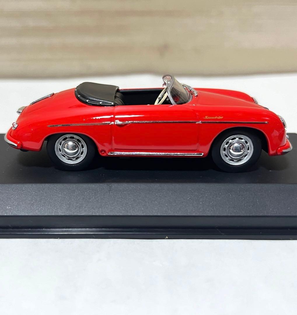ミニチャンプス 1/43 ポルシェ 356A スピードスター レッド 1956