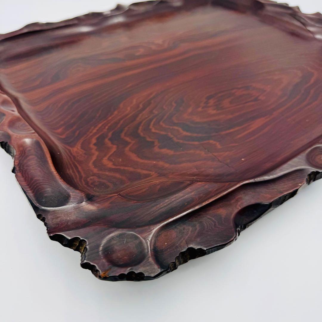 【唐木盆　煎茶道具】香盆　香道具　茶道具