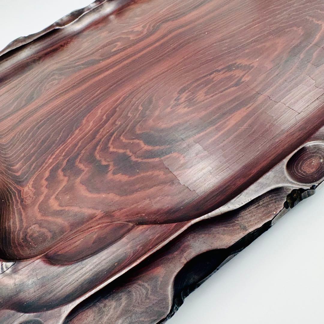 【唐木盆　煎茶道具】香盆　香道具　茶道具