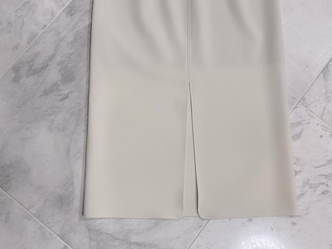 美品★NOBLE ノーブル ジャージーライクカラータイトスカート８