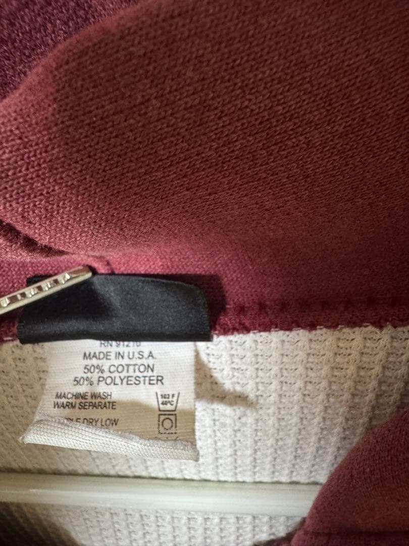 最終価格！キャンバー CAMBERバーガンディ フルジップパーカーXL