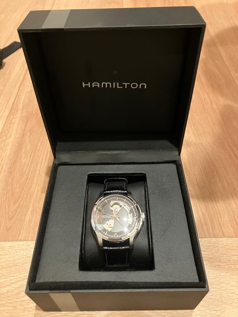 美品 HAMILTON オープンハート　H325651 自動巻き 腕時計　稼動品