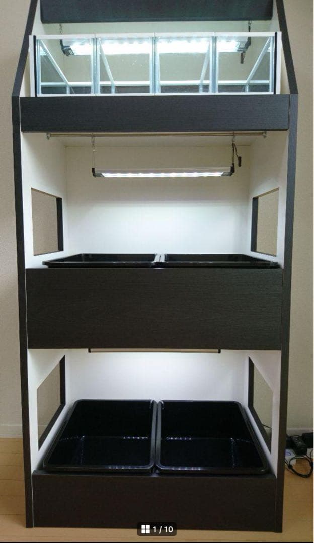 メダカマンション　3段タワー【受け取り限定】