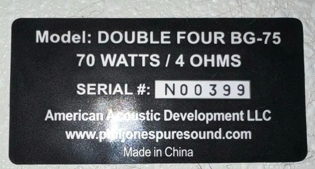 PHIL JONES BASS DOUBLE FOUR BG-75 ベースアンプ