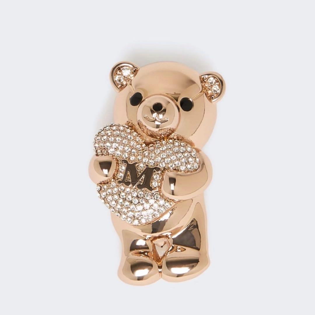 MaxMara メタルテディ ブローチ ハート