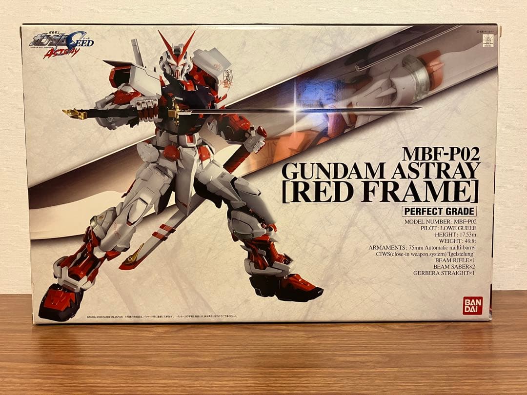 PG 1/60 ガンダムアストレイ レッドフレーム　新品