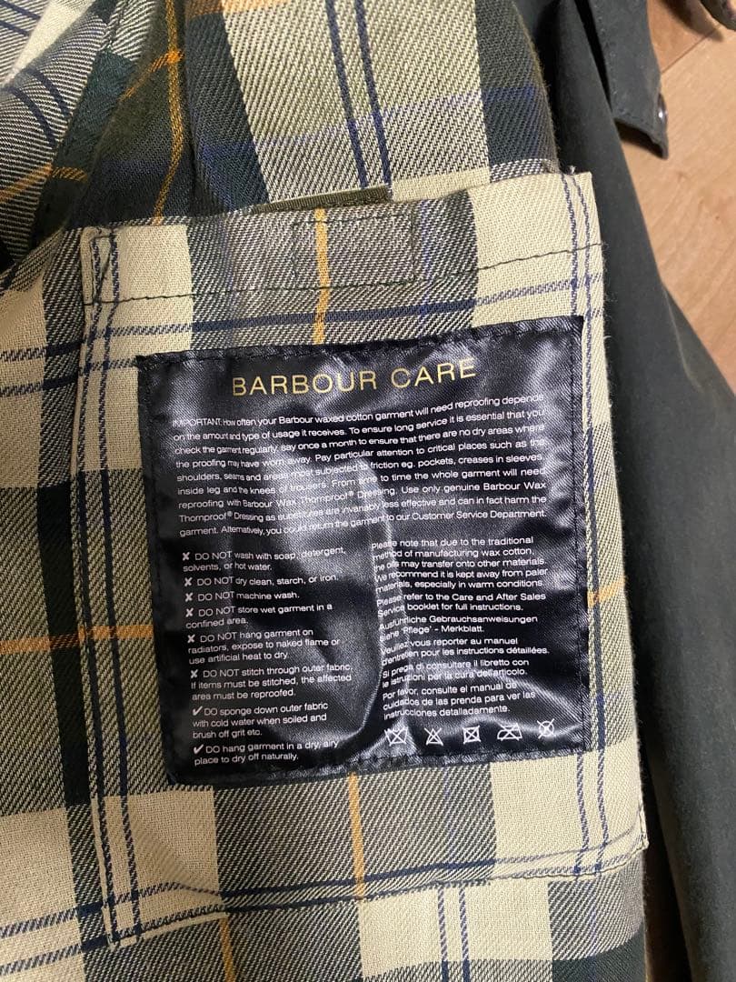 Barbour ビューフォート　セージ　SLモデル 38サイズ