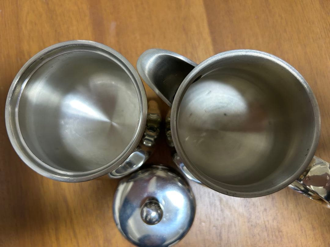  Selangor Puter 97%シュガーポットとクリーマーセット