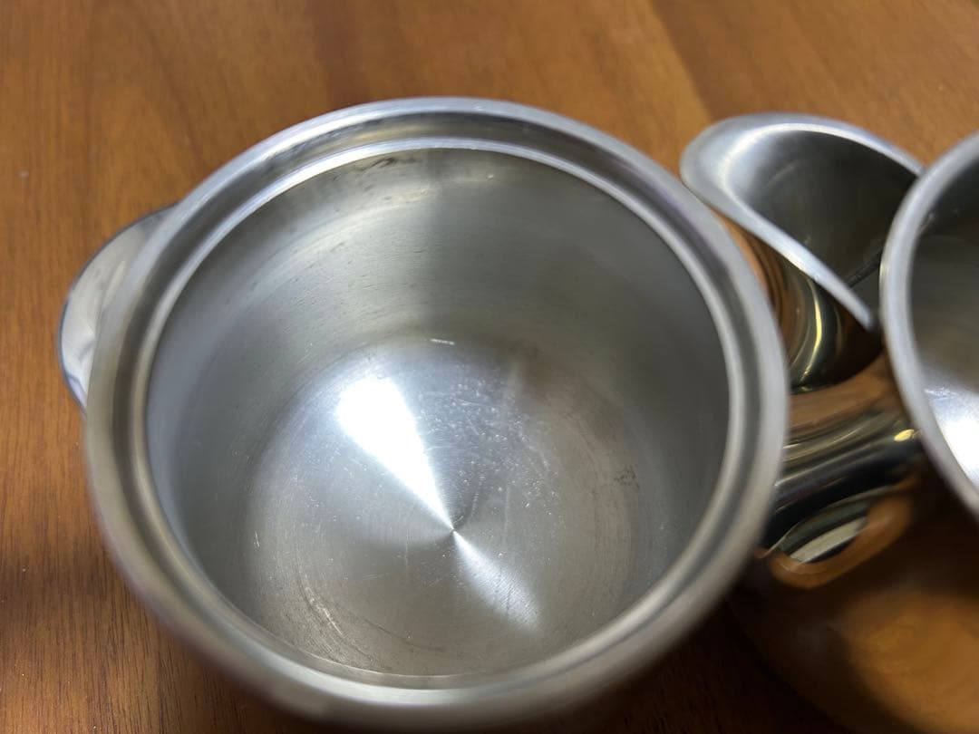  Selangor Puter 97%シュガーポットとクリーマーセット