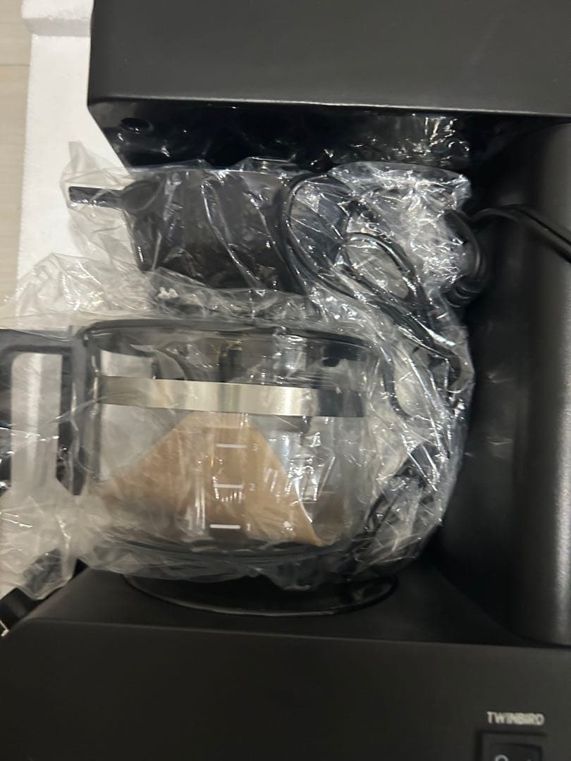 【未使用品】TWINBIRD コーヒーメーカー CM-D457 ブラック