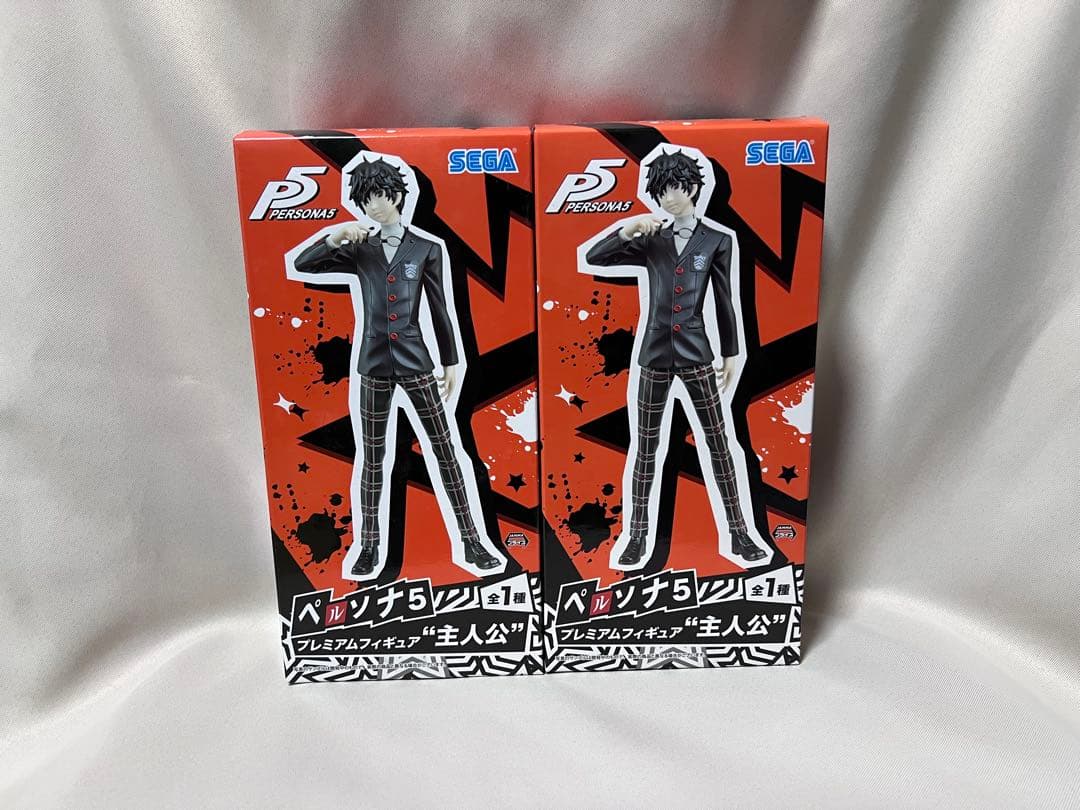 ペルソナ5 主人公　プライズ　フィギュア　激レア　ジョーカー　雨宮蓮　セット