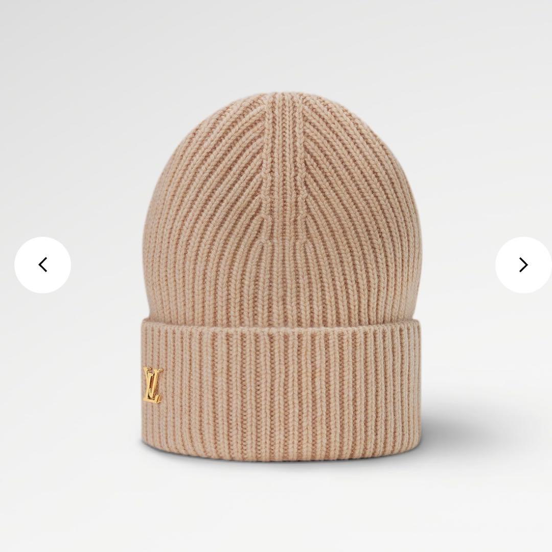 Louis Vuitton ベージュ ニット帽