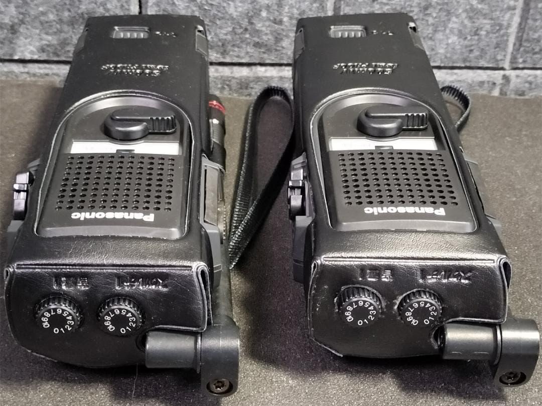 美品 Panasonic RJ-411A CBトランシーバー 2台 防滴 動作品