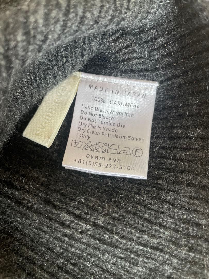 【未使用】evameva seamless cashmere cap 2025