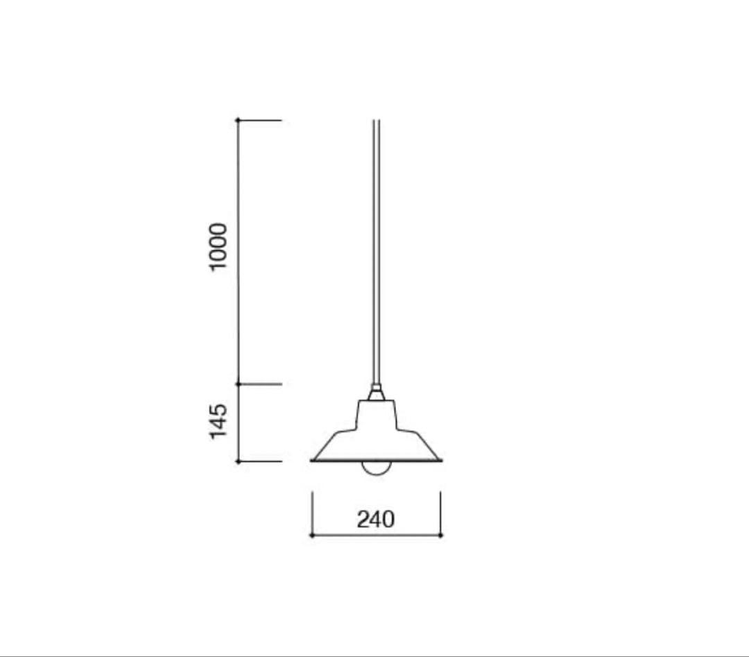 ※ari5/16まで【最終値下げ】IDEE ホーローペンダントランプ