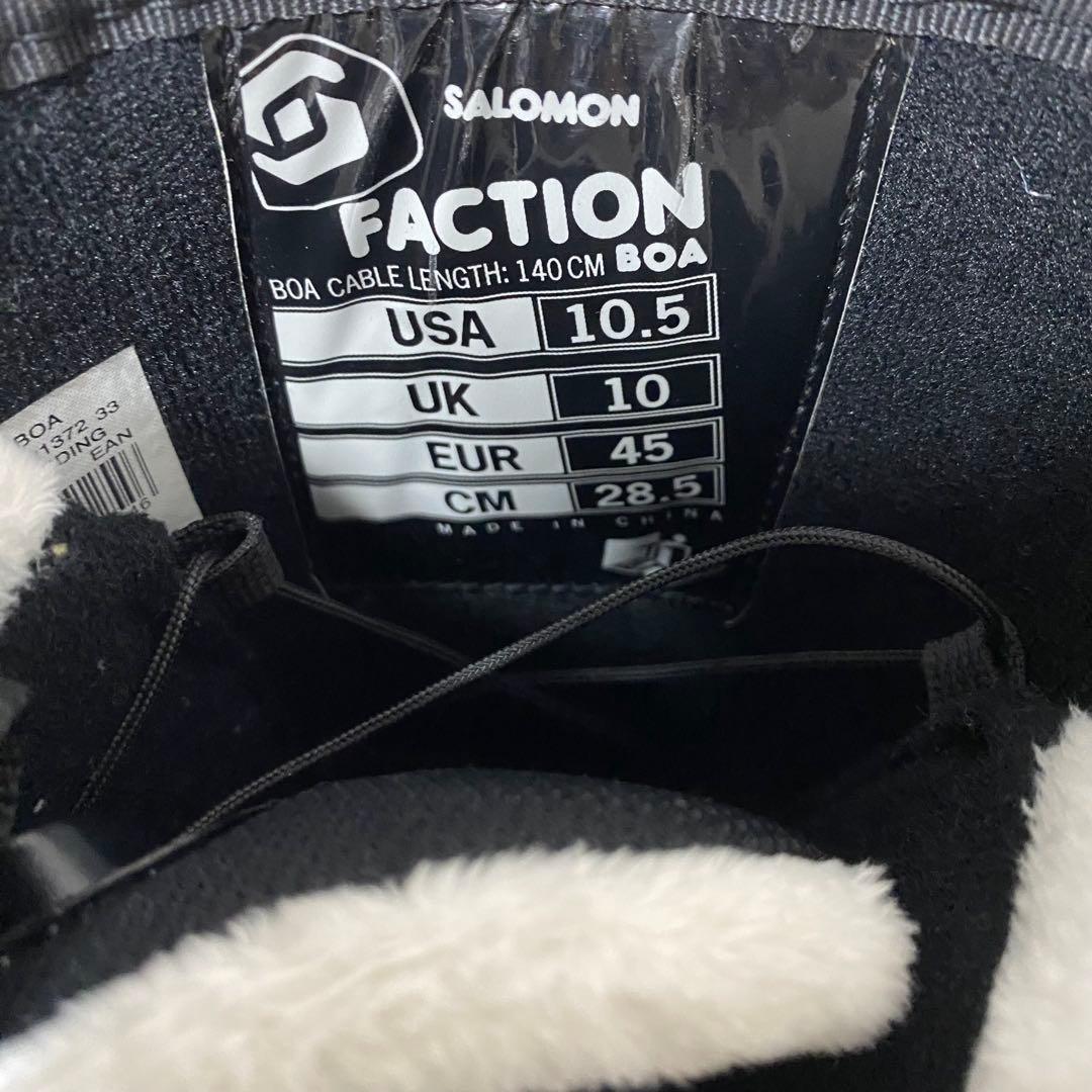 【極美品】サロモン　FACTION BOA スノーボードブーツ　28.5cm