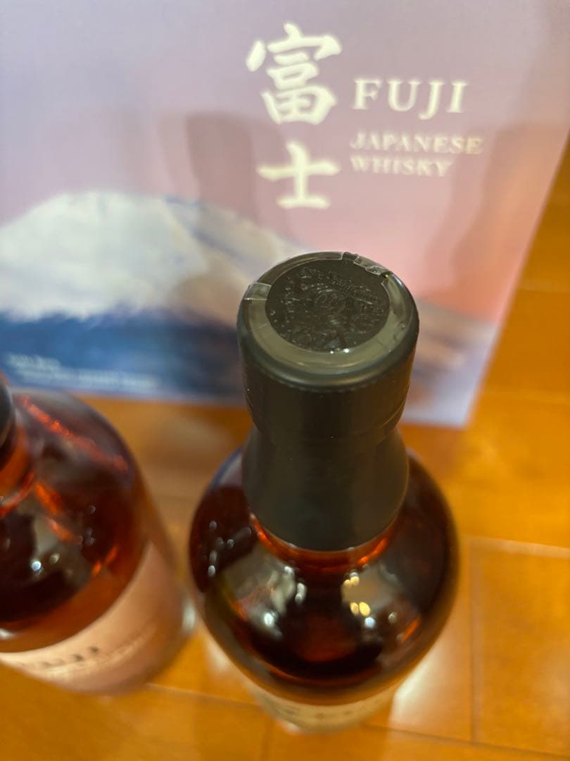 富士ウイスキー 2本セット シングルグレーン＆シングルモルト 箱付 未開栓