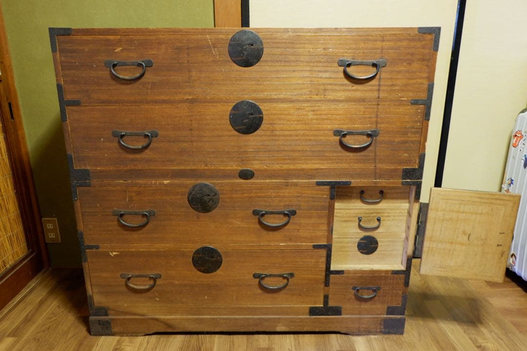 最終値下げ 希少 ヴィンテージ 時代箪笥 アンティーク 箪笥 収納 古家具 大正