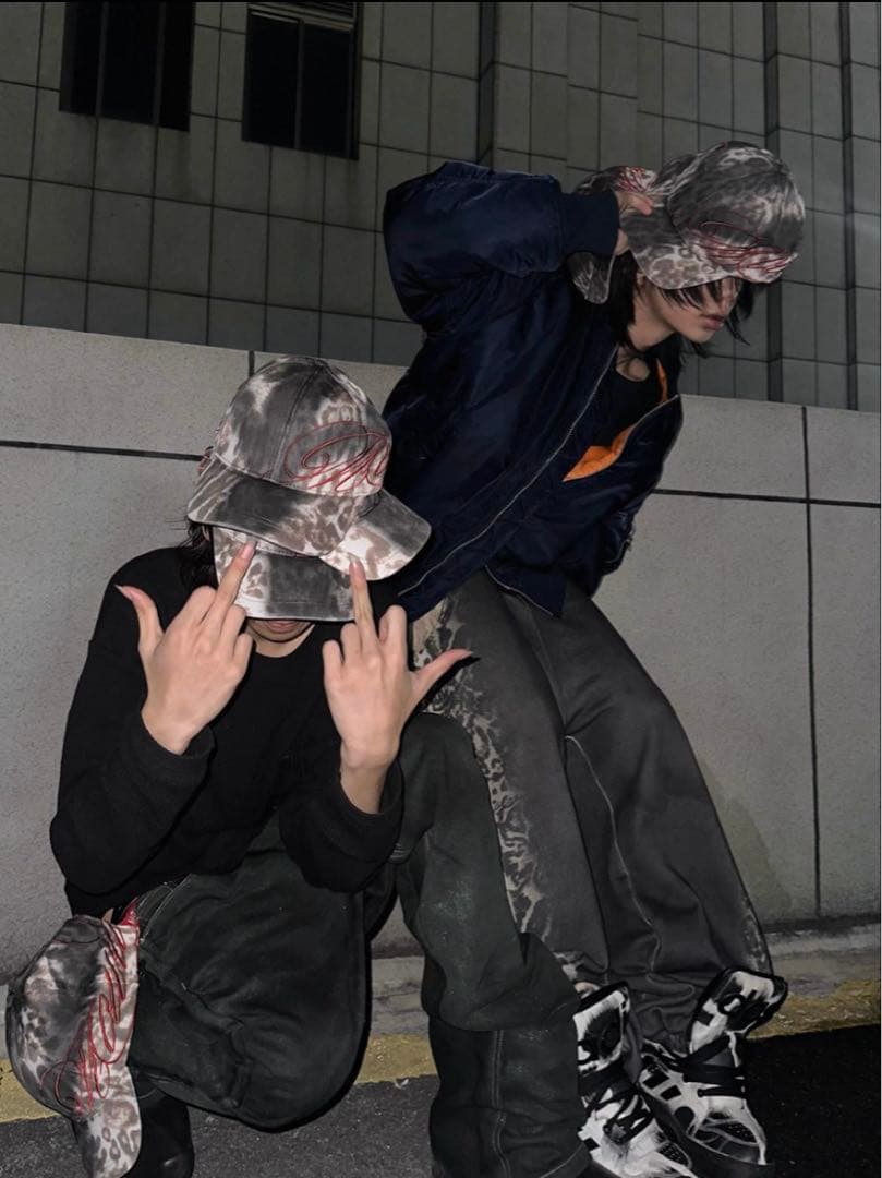 mowalola ksubi キャップ　ヒョウ柄