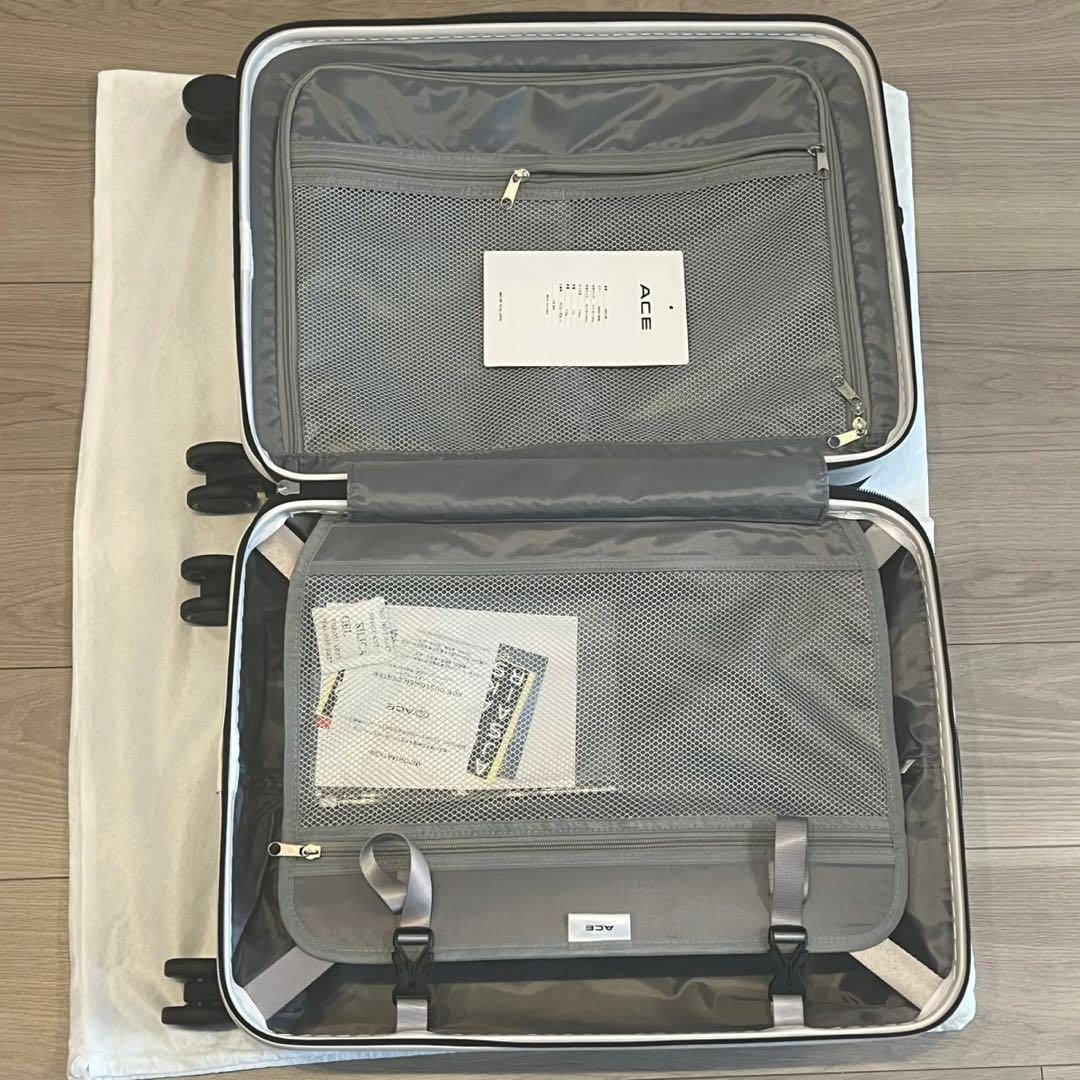 【未使用品】Ace キャリーケース　31L　フロントオープン　機内持ち込み可