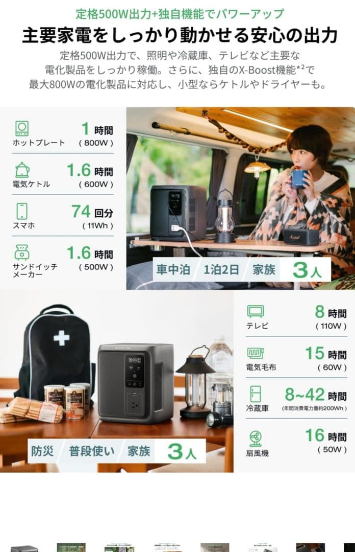 K。未使用に近い！EcoFlow DELTA3 Air 付属品揃ってます！