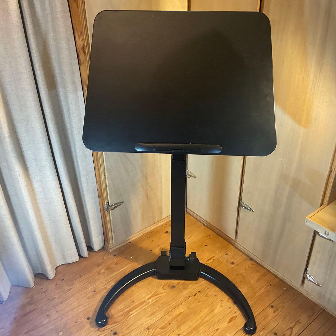 美品！モバイルラップトップ スタンディングデスク 折りたたみテーブル テレワーク
