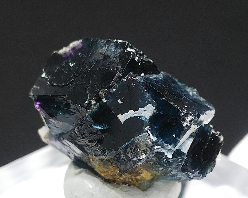 425 オコルス鉱山産 ティールブルー ブルー パープル フローライト