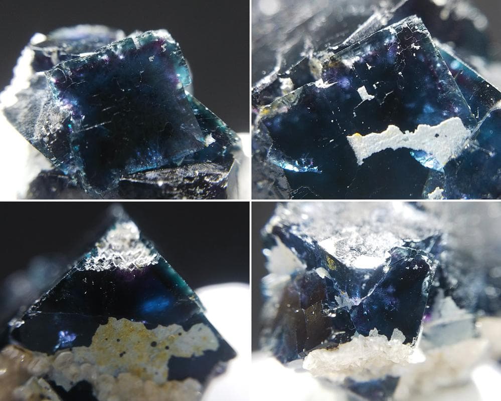 425 オコルス鉱山産 ティールブルー ブルー パープル フローライト