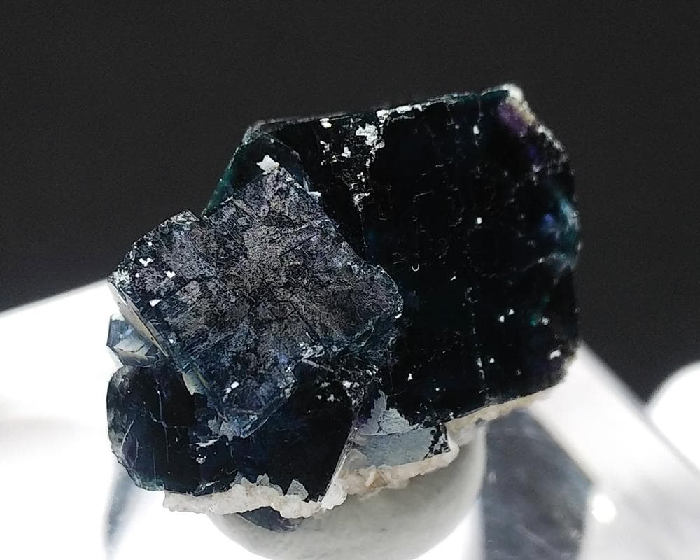 425 オコルス鉱山産 ティールブルー ブルー パープル フローライト