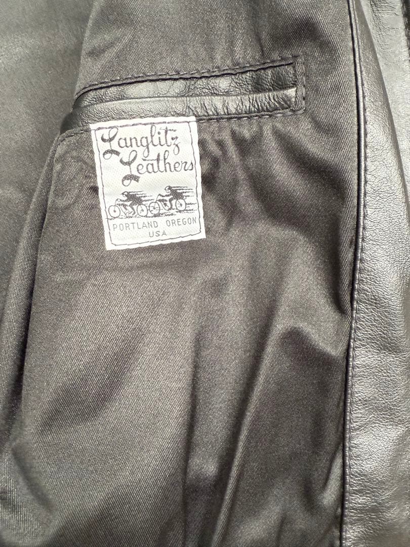 ラングリッツ　langlitz ライダースジャケット　XLサイズ　定価60万超