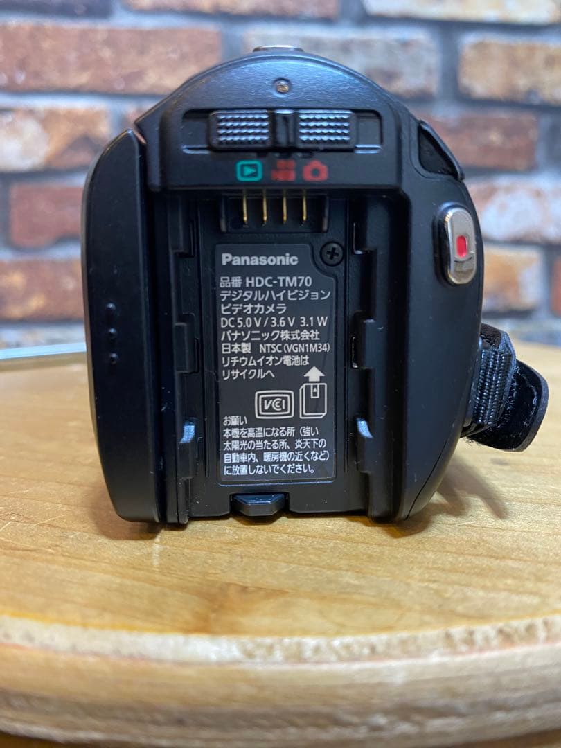 Panasonic HDC-TM70 ビデオカメラ　動作品