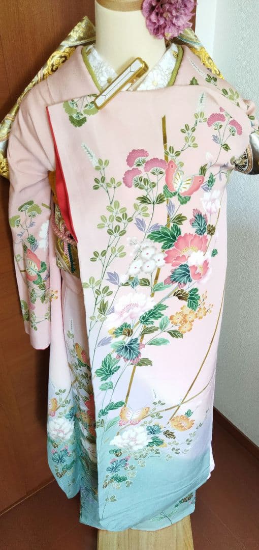 yuki様　430.振袖7点セット 正絹　フルセット　成人式　西武百貨店謹製