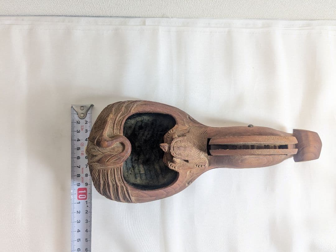 墨壺 大工道具 木彫り 亀