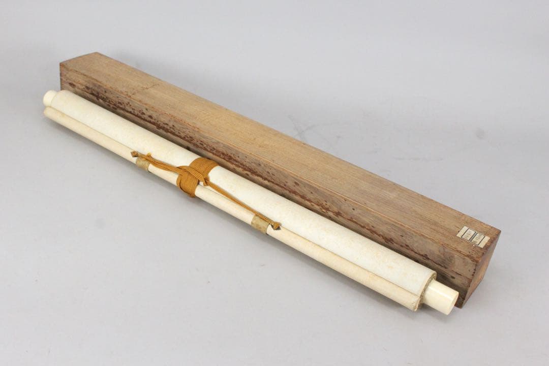 No5401 掛軸　公文菊仙　坂本龍馬像　画賛　絹本着色　合箱　肖像画　送料無料