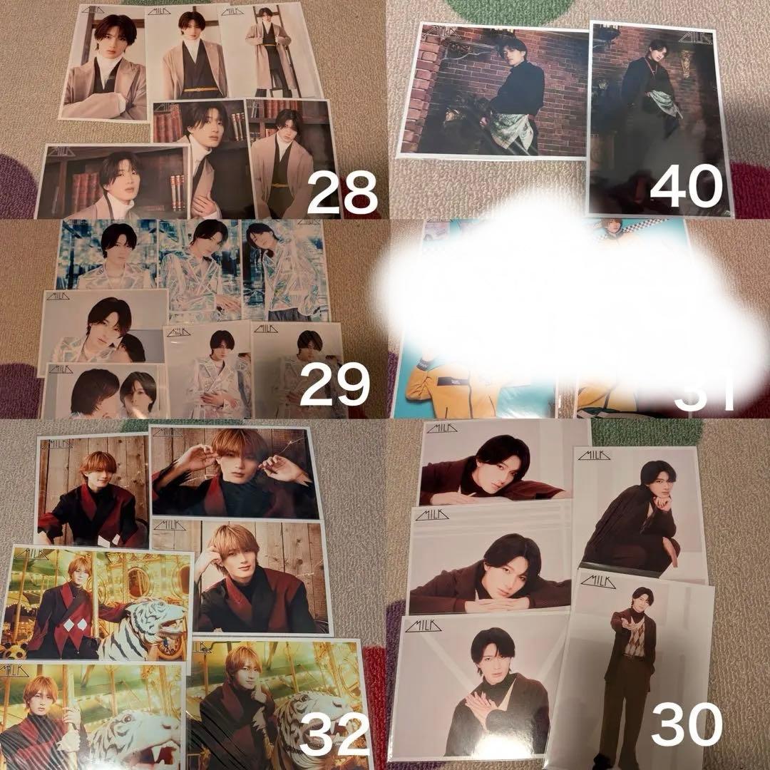 M!LK 山中柔太朗 生写真 まとめ売り 103枚