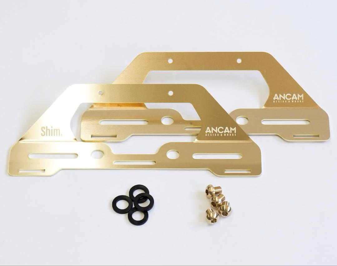 新品未開封 shim.craft シェルコン ハンドル 真鍮 ゴールド SC25