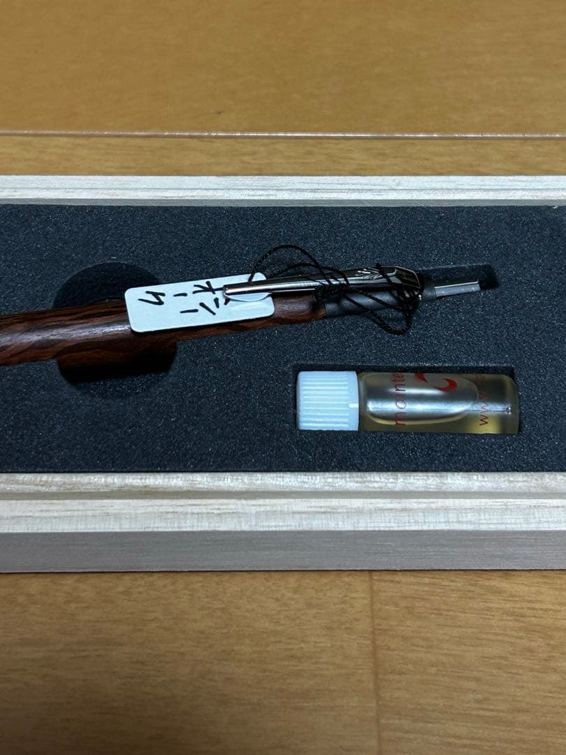 野原工芸 シーオーク シャープペンシル シルバー 斑紋黒染色パーツ