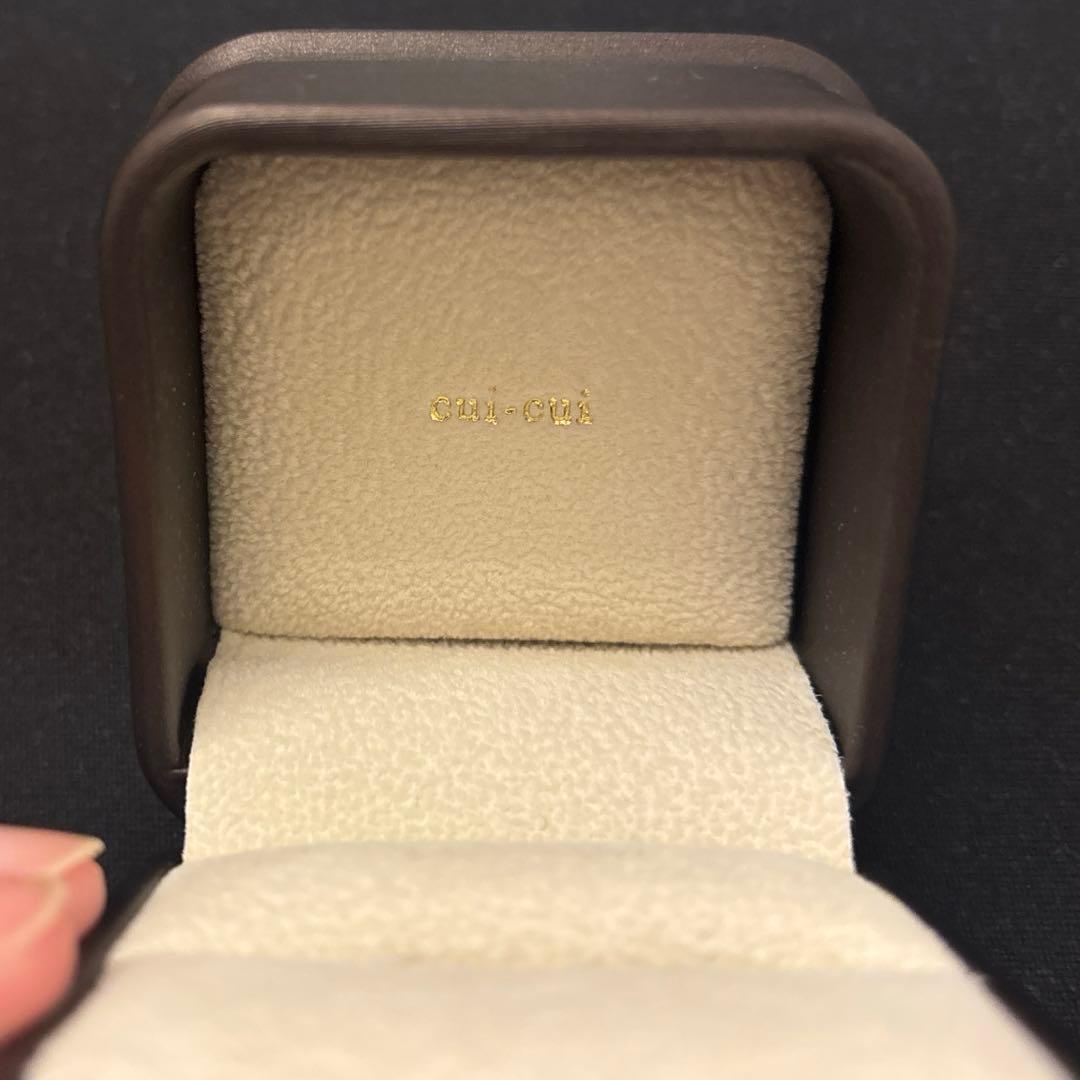 ◆cui-cui◆ダイヤモンド オープンバンド リング | K10YG #13