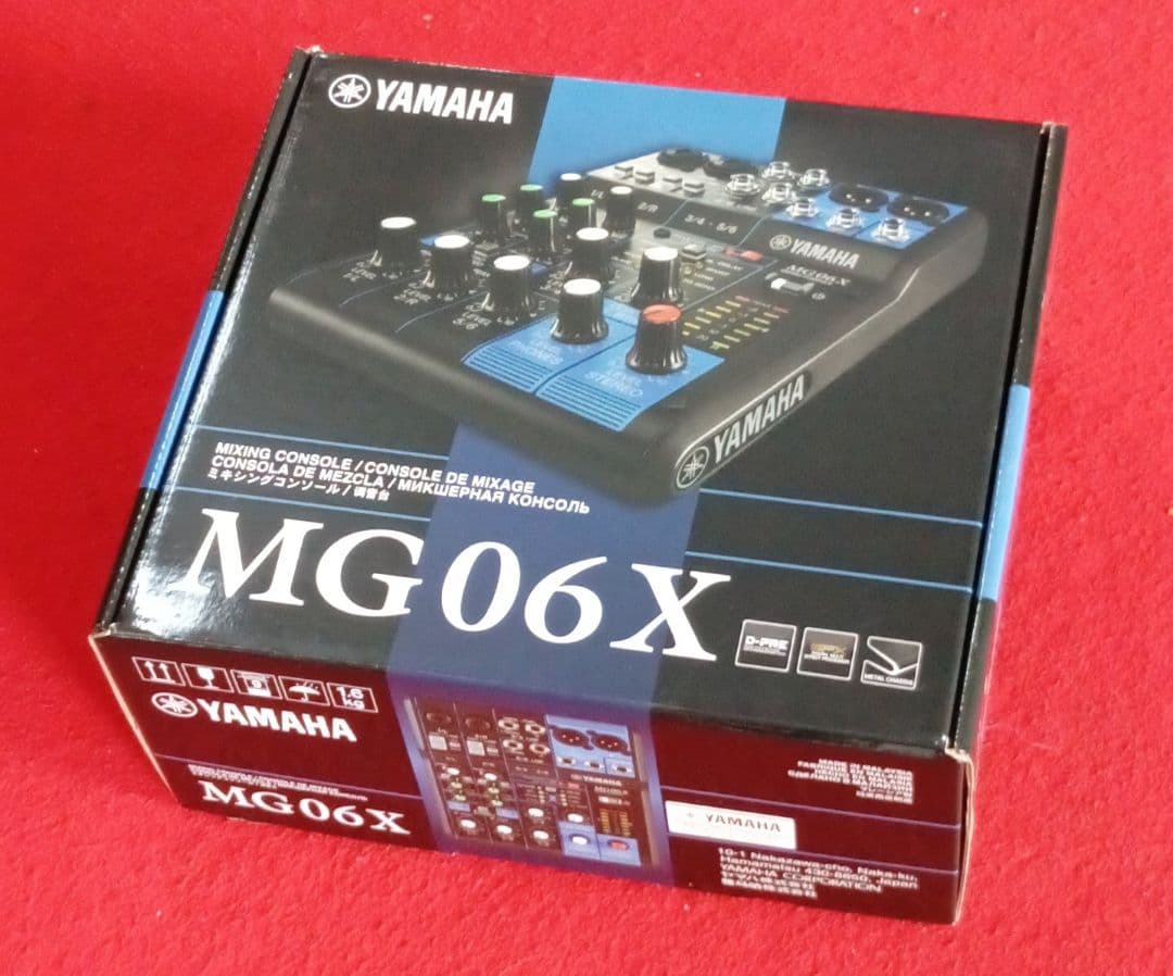 ミキサーYAMAHA MG06x