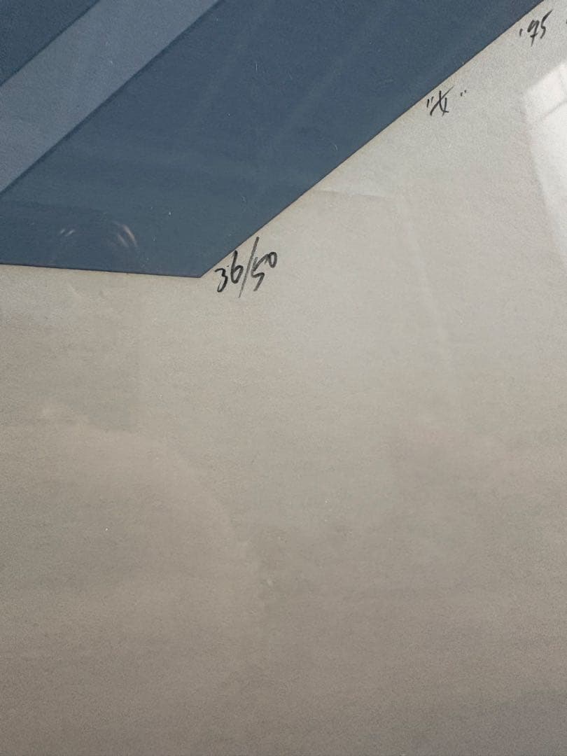 安田侃氏　本物　シルクスクリーン版画 「女」36/50 直筆サイン入り