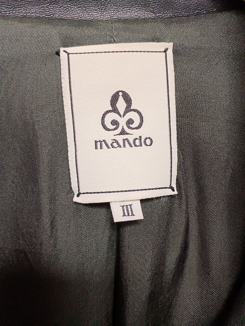 mando 羊革 レザーライダース