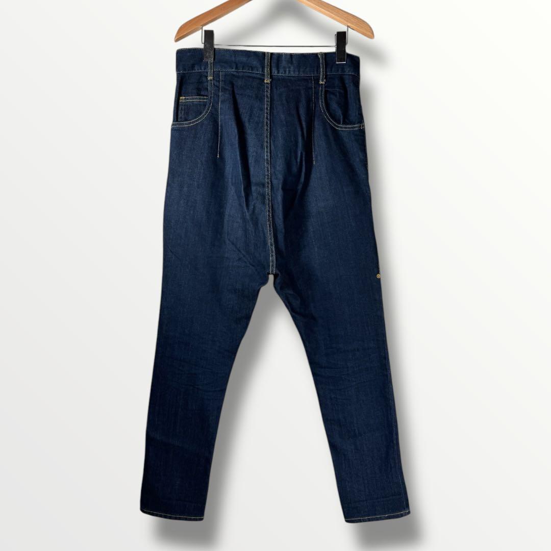 美品◾️mercibeaucoupメルシーボークーうしろまえデニム大きいサイズ 3