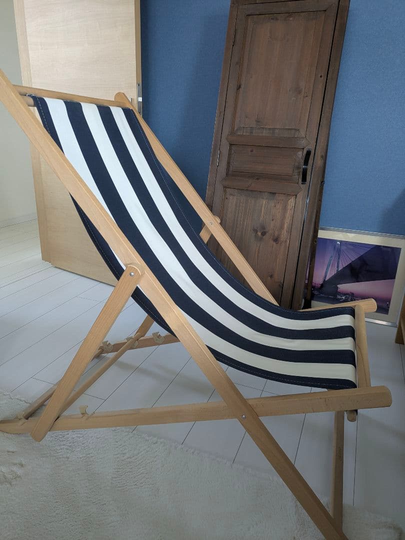 折りたたみデッキチェア　VALSECCHI made in ITALY