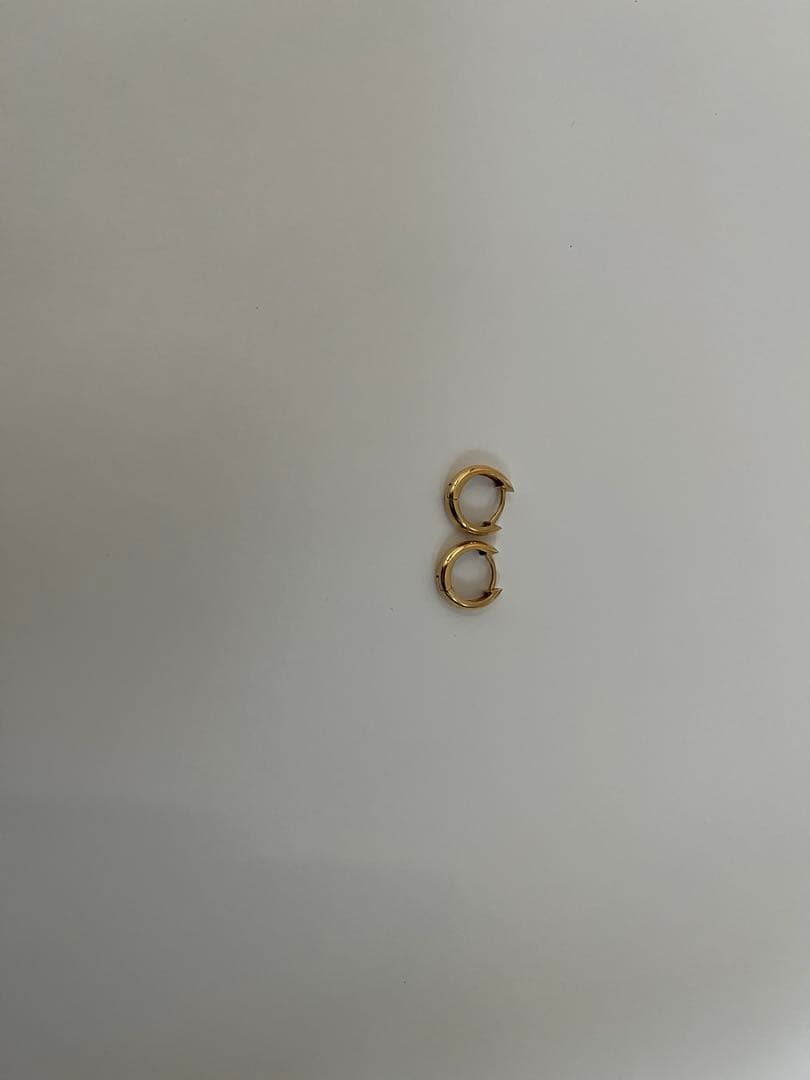 carat K18 11mmラウンドピアス